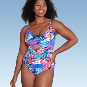 NWT Aqua green large swimsuit b249